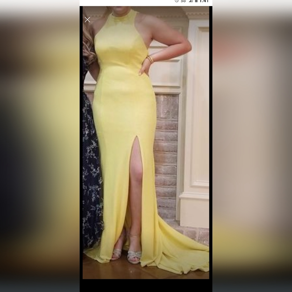 Clarissa Canary Yellow Formal